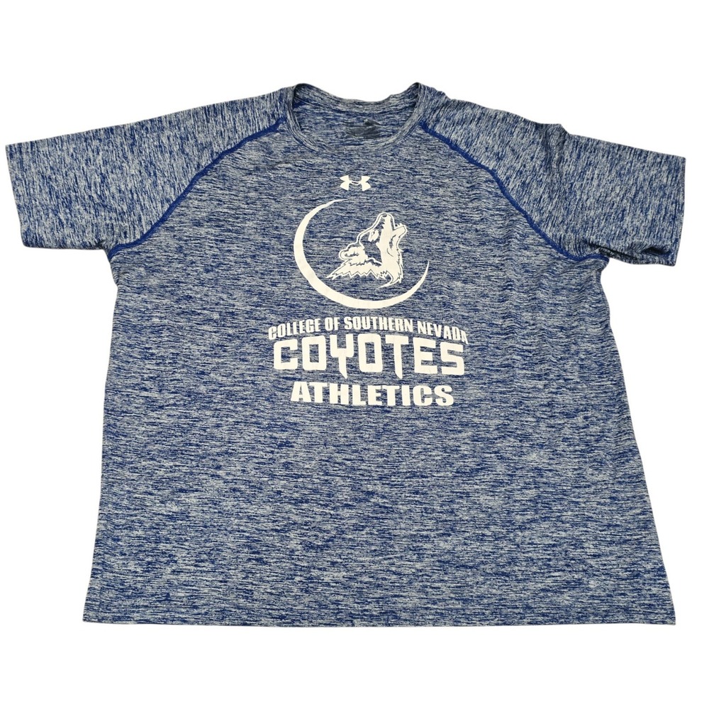 Under Armour College Southern Nevada Coyotes Athletics Shirt Mens XL Blue CSN